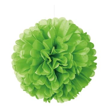 Neon green pompom - 30 cm