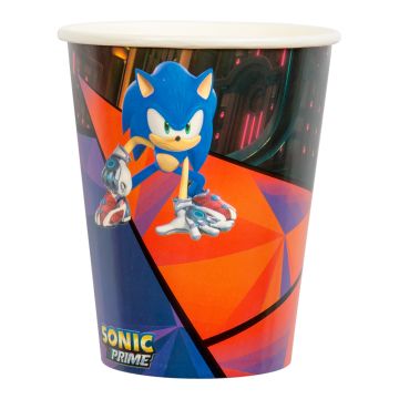Sonic paper cups 8x - 210 ml