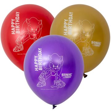 Metallic sonic balloons 6x - 30 cm
