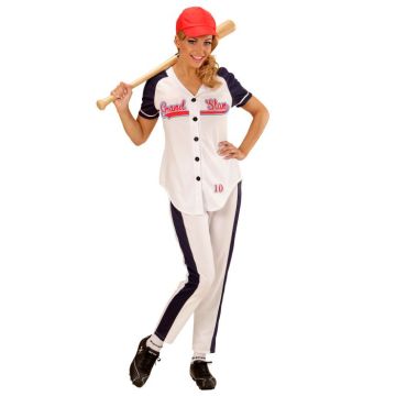 Women's Baseball Costume - 3 Pieces