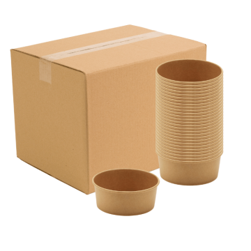 Engangs skål papbowle 300x - 750 ml