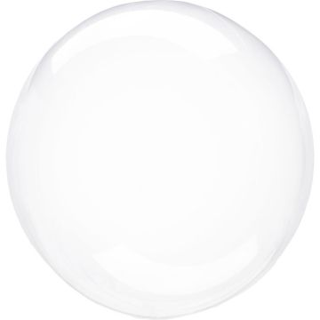 Transparent Crystal Clear Foil Balloon 40 cm