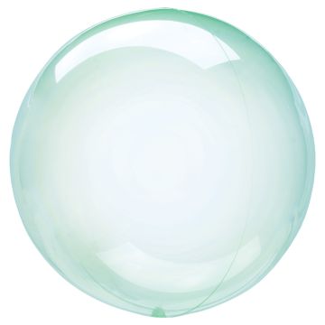 Green Clearz Crystal Foil Balloon 40cm
