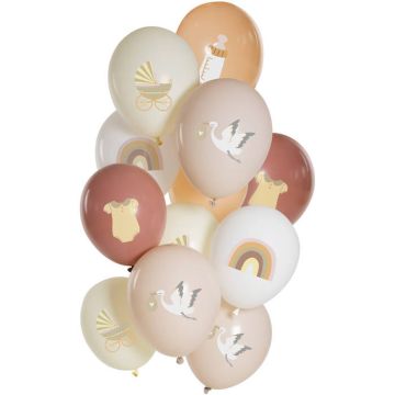 Baby Balloons nude 12x - 33 cm