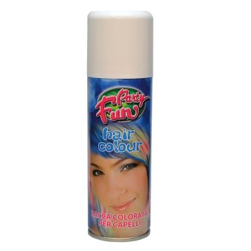 Colour Hair Spray 125 ml white