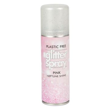 Glitter spray for body and hair 125 ml pink