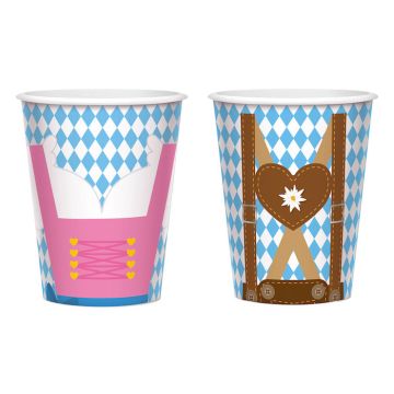 Oktoberfest Cups With Motif 8x - 250 ml