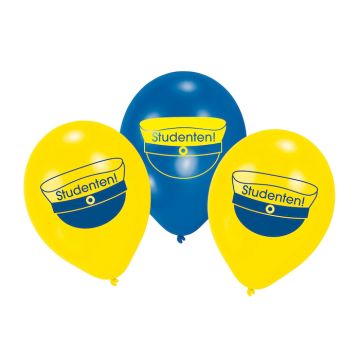 Swedish Student balloons 10x - 27.5 cm