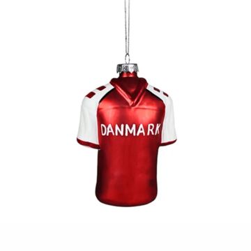 Denmark football t-shirt for hanging in red Det Gamle Apotek