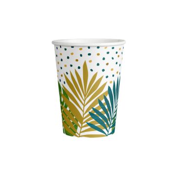 Monstera & Palm Mugs 8x - 250 ml