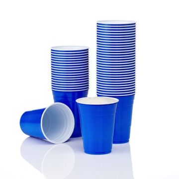 Blue Cups 20x -  0,47 liters