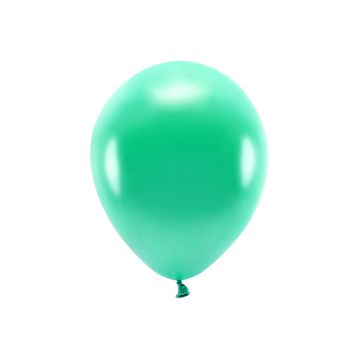 Metallic Grøn Balloner 10x - 30 cm 