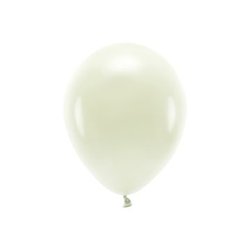 Pastel Creme Hvid Balloner 10x - 30 cm