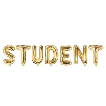 Student Folieballoner I Guld - 40 cm