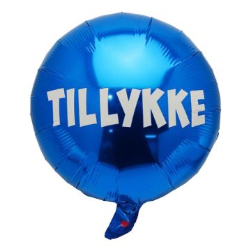 Congratulations Foil Balloon in Blue - 45 cm