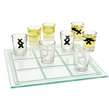 Drinking Tic Tac Toe In Glass