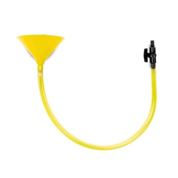 Funnel beer bong yellow - 1 metre