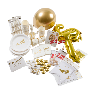 Gold deluxe graduation parade parent decoration package