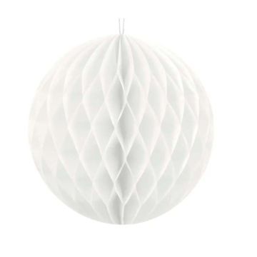 Hvid Honeycomb - 30 cm