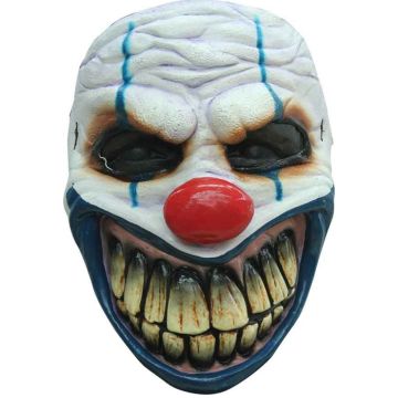 Creepy big mouth clown mask