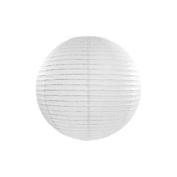 Hvid Papirs Lanterne - 35 cm