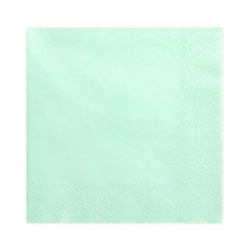 Lime green napkins 20x - 33x33 cm