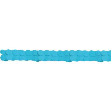 Light Blue Paper Garland - 3.65 meters