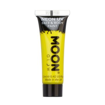 Intense neon UV face and body paint 12 ml Moon Creations yellow