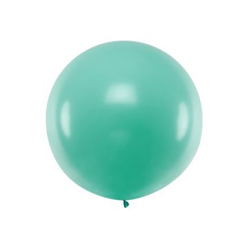 Kæmpe Pastel Skov Grøn Ballon- 1 Meter