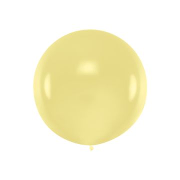 Kæmpe pastel creme ballon - 1 Meter