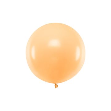 Giant Pastel Peach Balloon - 1 Metre