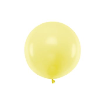 Pastel Yellow Balloon - 60 cm 