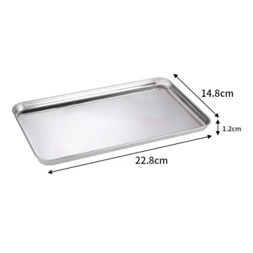 Steel tray - 22x14 cm