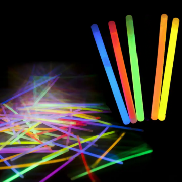 Jumbo glow stick set 10x mix 1.2x25 cm