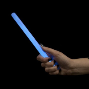 Jumbo glow stick blue 1.2x25 cm