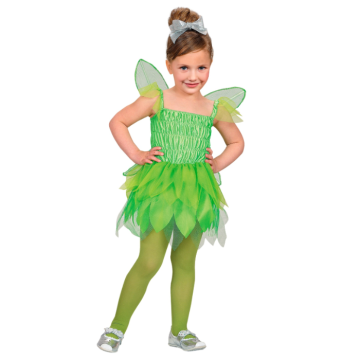 Green fairy costume for children