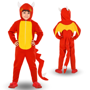 Red Dragon Costume for Children