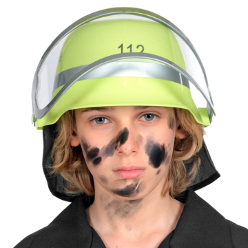 Green Firefighter Hat for Children