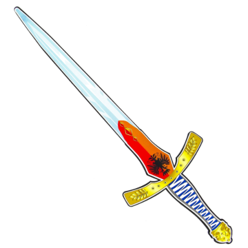 Foam sword for children - 60 cm