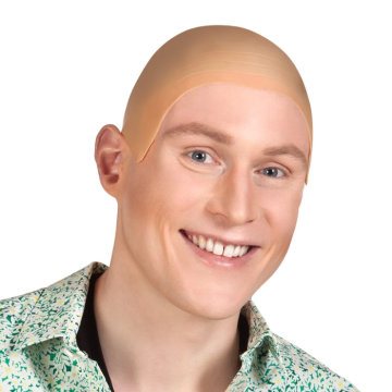 Latex bald wig