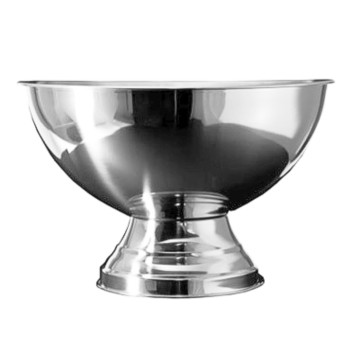 Stainless steel champagne bowl - 36x23 cm