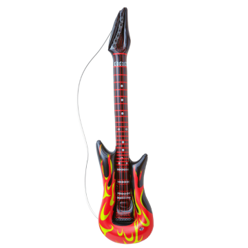 Inflatable flame rock guitar - 95 cm