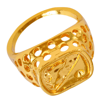Chunky gold ring