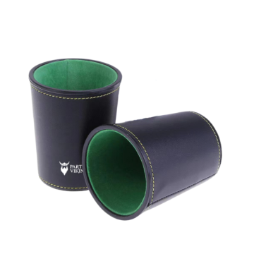Black and green large PartyVikings dice cup