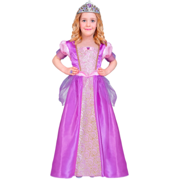 Purple princess costume for children