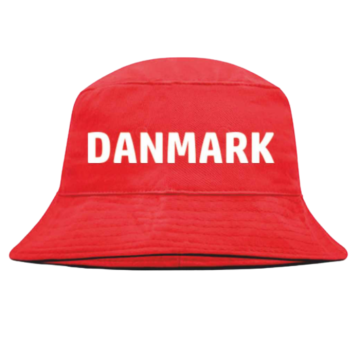 Denmark Bucket Hat in Red