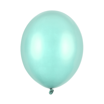 Metallic Mint Balloons 10x - 30 cm