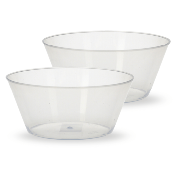 Plastik skål genanvendelig 2x - 750 ml