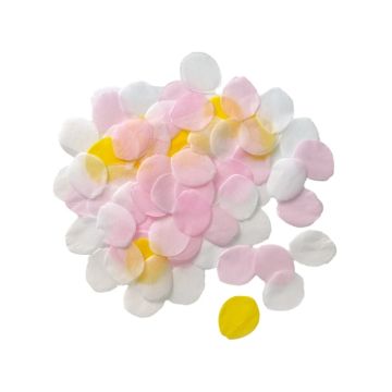Beautiful loose rose petal confetti in various colours