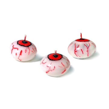 Floating Bloody Eyes 5x Halloween Candles